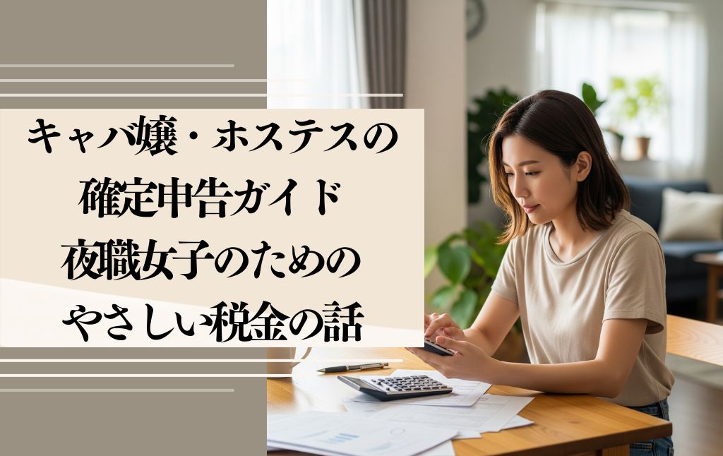 キャバ嬢・ホステスの確定申告ガイド｜夜職女子のためのやさしい税金の話